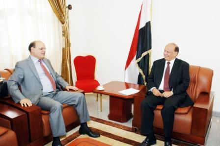 .. ولدى لقائه القائم بأعمال مكتب الأخوة العربي الليبي أمس